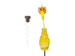 LED-Solarspieß Cabelli Flamingo Gelb