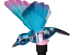 LED-Solarspieß Usini mit Kolibri Blau