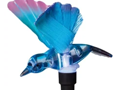 LED-Solarspieß Usini mit Kolibri Blau