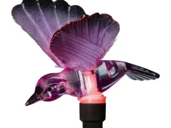 LED-Solarspieß Usini mit Kolibri Pink