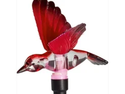 LED-Solarspieß Usini mit Kolibri Rot
