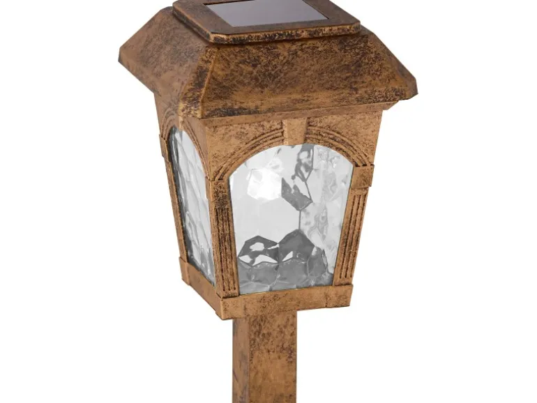 LED-Solarspieß Vintage Braun