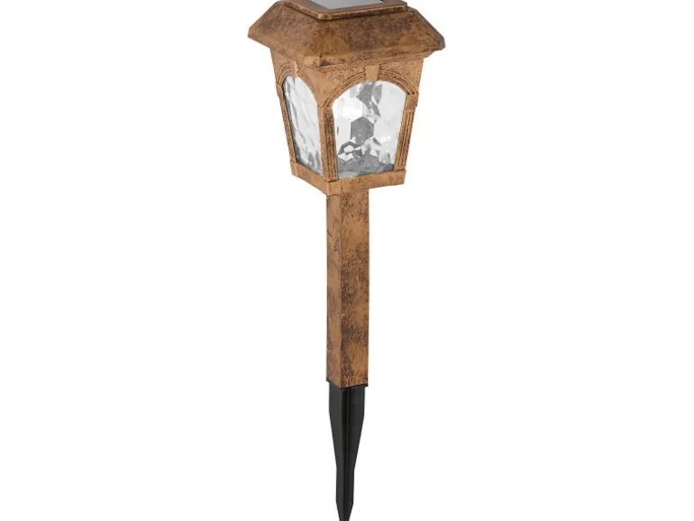 LED-Solarspieß Vintage Braun