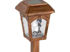 LED-Solarspieß Vintage Kupfer