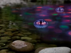 LED-Solar-Teichleuchte mit Flash-Effekt