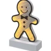 LED-Spiegellicht Lebkuchenmann Warmweiß 13 cm x 5,3 cm x 20 cm
