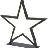 LED-Stern 32,5 cm x 34,5 cm x 7 cm Schwarz