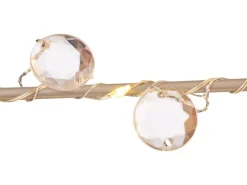 LED-Stern mit Perlen 40 warmweiße LEDs