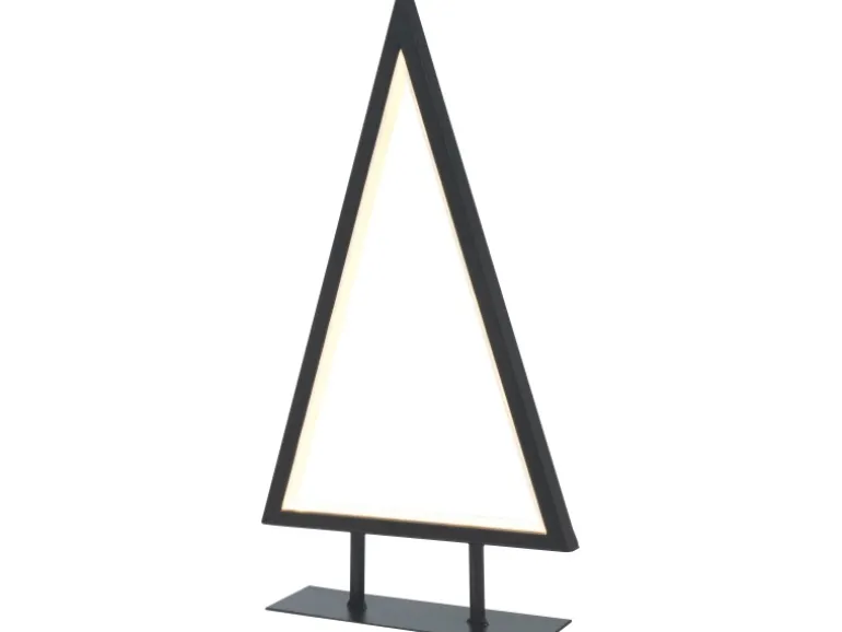 LED-Tanne 43 cm x 23 cm x 7 cm Schwarz