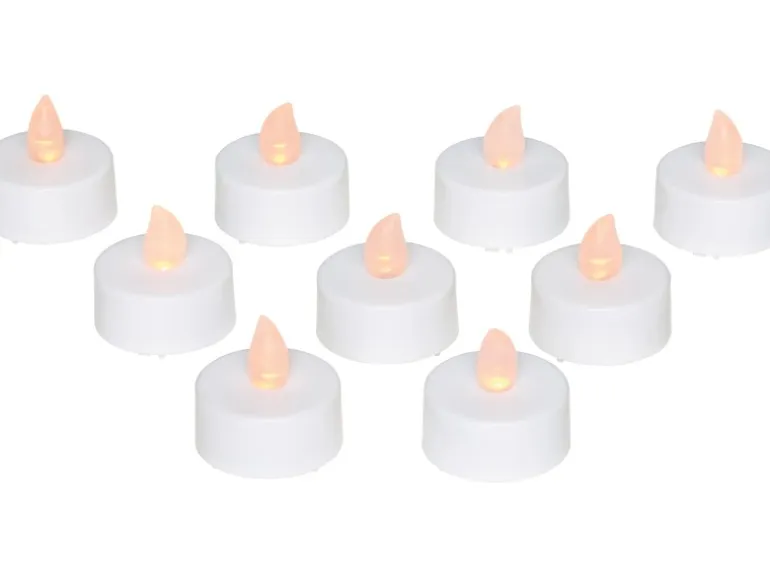 LED-Teelicht 9 Stück Warmweiß