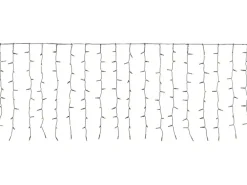 LED-Vorhang 240 LEDs Multicolor Grünes Kabel 4,9 m