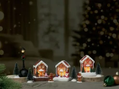 LED-Weihnachtsdorf Lebkuchen 25,7 cm x 5,5 cm x 11,5 cm