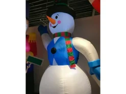 LED-Weihnachtsfigur Schneemann Aufblasbar
