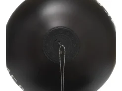 LED-Weihnachtskugel Merry Christmas Schwarz