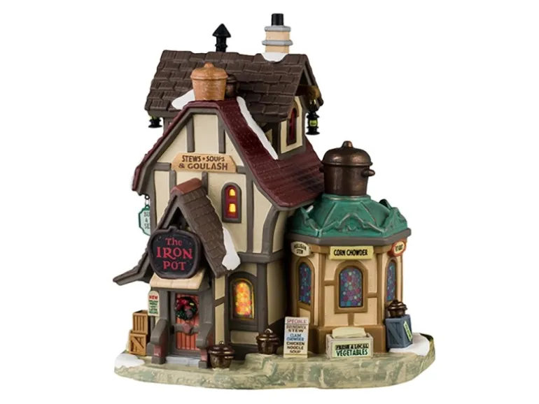 Lemax Weihnachtsdekoration Der Eiserne Topf