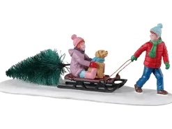 Lemax Weihnachtsfigur Bringing Home Our Tree 5,5 cm x 13,4 cm x 4,1 cm