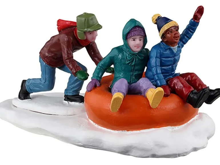 Lemax Weihnachtsfigur Tubing Trio 4,9 cm x 9 cm x 4,9 cm