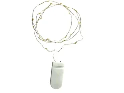 Lex 10er LED Lichterkette Batteriekette Kupferkabel Wasser Beleuchtung Deko Warmweiß