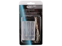 Lex 20er LED Lichterkette Batteriekette Party Wasser Beleuchtung Deko Licht Bunt
