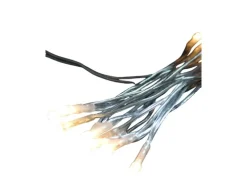 Lex 30er LED Lichterkette Transp. Kabel Innen Partylichterkette Beleuchtung Warmweiß