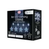 Lex 8er LED Vorhang Lichterkette Lichternetz Deko Batterie Sterne Kaltweiß Saugnäpfe
