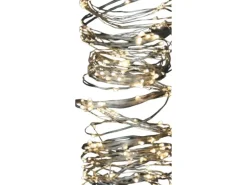 Lex 200er Micro LED Schweif Drahtlichterkette Batterie Lichterkette Deko Warmweiß