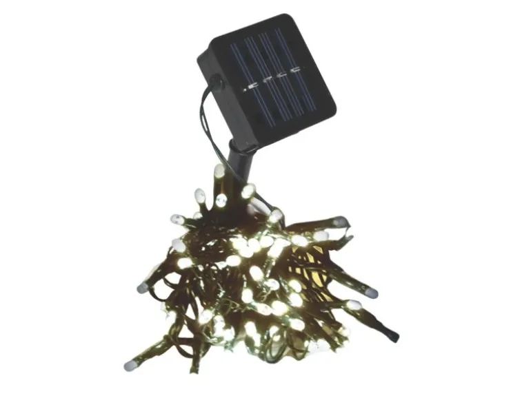 Lex 150er Solar LED Lichterkette Innen Außen Gartenbeleuchtung Party Outdoor Weiß
