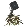 Lex 150er Solar LED Lichterkette Innen Außen Gartenbeleuchtung Party Outdoor Warmweiß