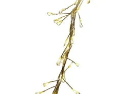 Lex Tropfen Lichterkette 400er LED Warmweiß Transformator Weihnachtsbeleuchtung