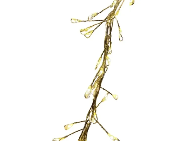 Lex Tropfen Lichterkette 400er LED Warmweiß Transformator Weihnachtsbeleuchtung