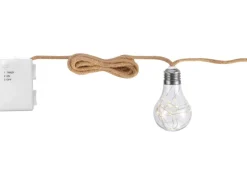 Lichterkette Forcone Glühbirne LED Warmweiß 3,8 m