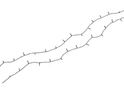 Lichterkette Zweifarbig Kalt/Warmweiß 400 LEDs