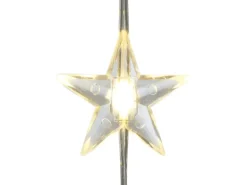 Lichtervorhang Sterne Warmweiß 40 LEDs