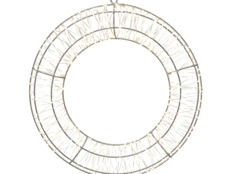 Lichtfigur Kranz Ø 40 cm Warmweiß 480 LEDs