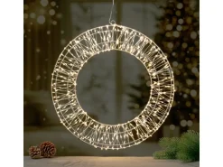 Lichtfigur Kranz Ø 40 cm Warmweiß 480 LEDs