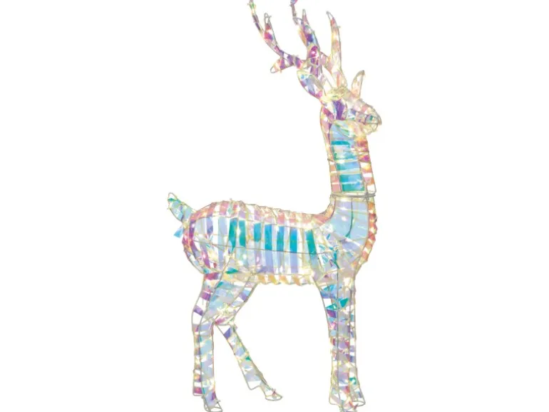 Lichtfigur Rentier 43 cm x 13 cm x 83 cm Warmweiß 120 LEDs