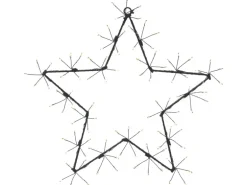 Lichtfigur Stern 30 cm x 30 cm Warmweiß 100 LEDs
