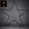 Luca Lighting Garden d'Light Gartenstecker Stern 350 LED L121 x H135 cm