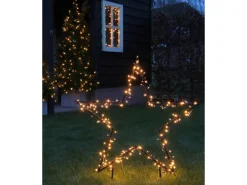 Luca Lighting Garden d'Light Gartenstecker Stern 225 LED L90 x H102 cm