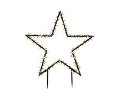 Luca Lighting Gartenstecker Stern 225 LED Classic Weiß