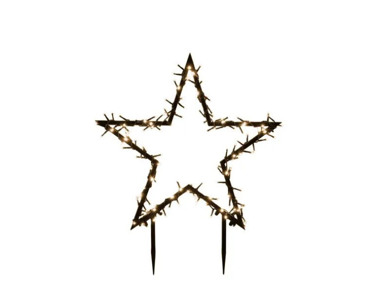 Luca Lighting Gartenstecker Stern 150 LED Classic Weiß