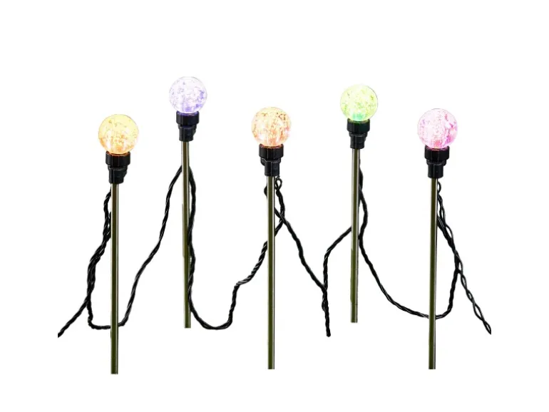 Luca Lighting LED-Partylichter mit Gartenstecker Outdoor 10 Leuchtmittel 450 cm