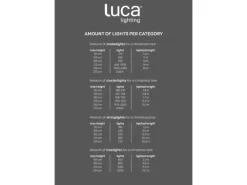 Luca Lighting Lichterkette Warm Weiß 1.000 LED 8 Funktionen 2.000 cm