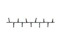 Luca Lighting Lichterkette Warm Weiß 550 LED 8 Funktionen 1.100 cm