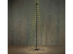 Luca Lighting Outdoor-Baum 290 LED Warm Weiß 300 cm Schwarz