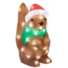 Lumineo Leuchtfigur Eichhörnchen 50 LEDs Kaltweiß 16 cm x 30 cm x 30 cm Braun