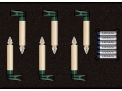 Lumix Christbaumkerzen Superlight Flame 6er-Erweiterungs-Set Warmweiß