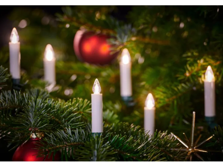 Lumix Christbaumkerzen Superlight Flame 6er-Erweiterungs-Set Warmweiß