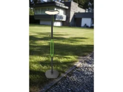 Lutec LED-Solar-Außenstehleuchte Poppy Anthrazit-Grün 190 x 47,5 x 45,5 cm