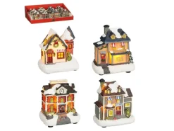 Luville Collectables Miniatur Stadt 4-fach Sortiert